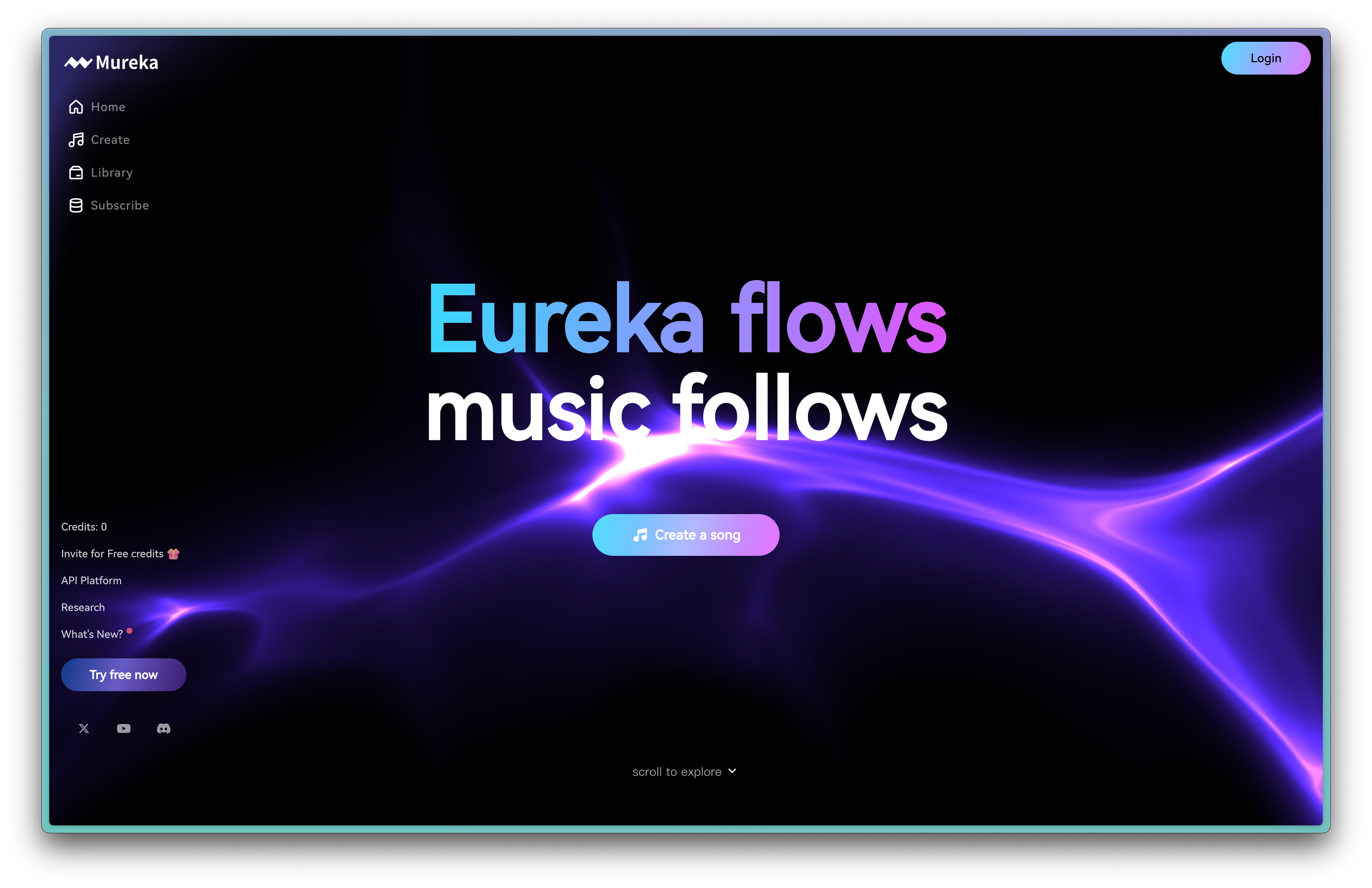 Eureka flows, music follows