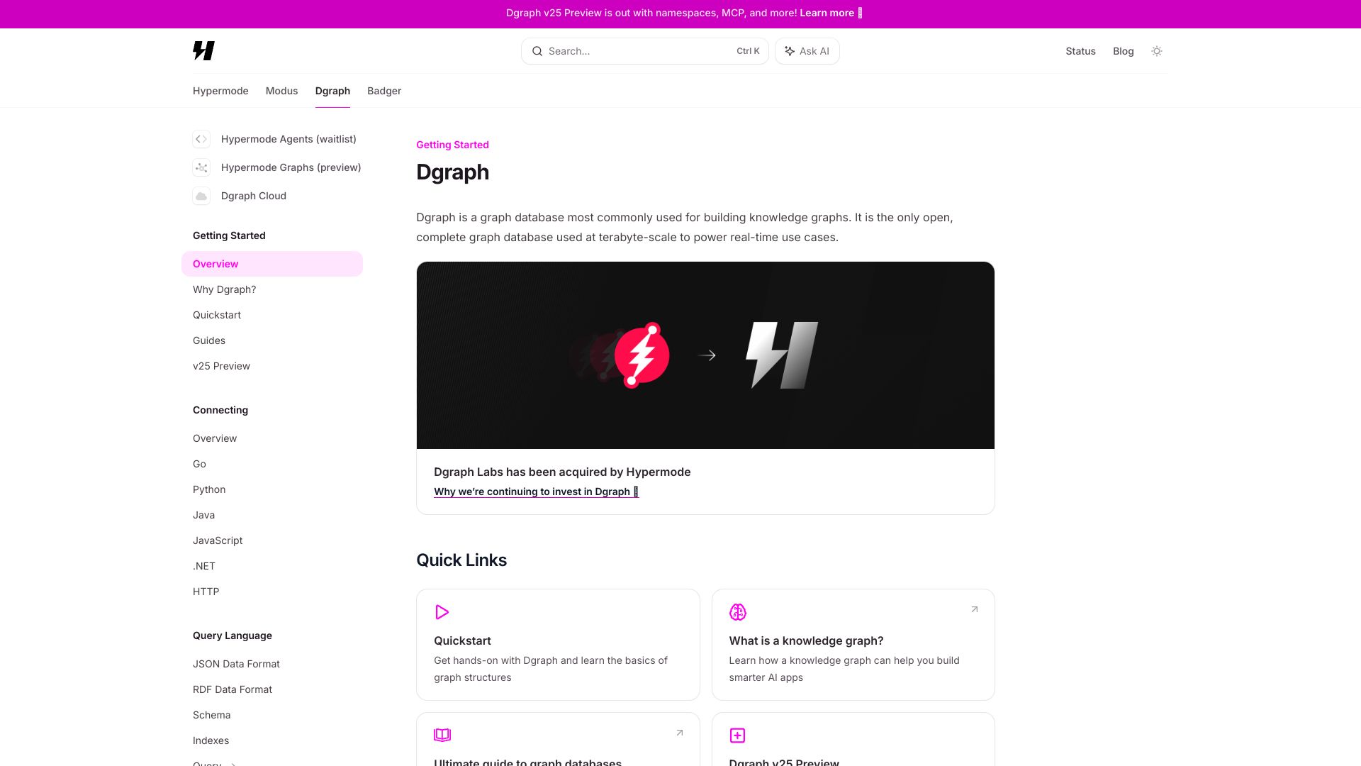 The only open source, AI-ready graph database