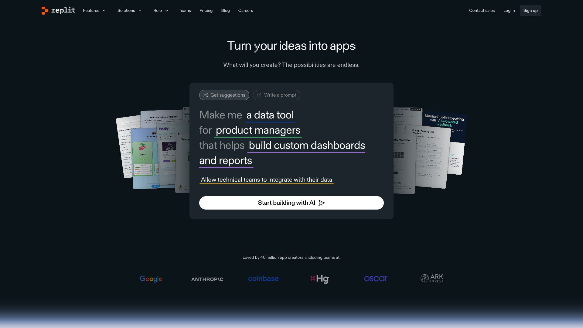 \_Build apps and sites with AI