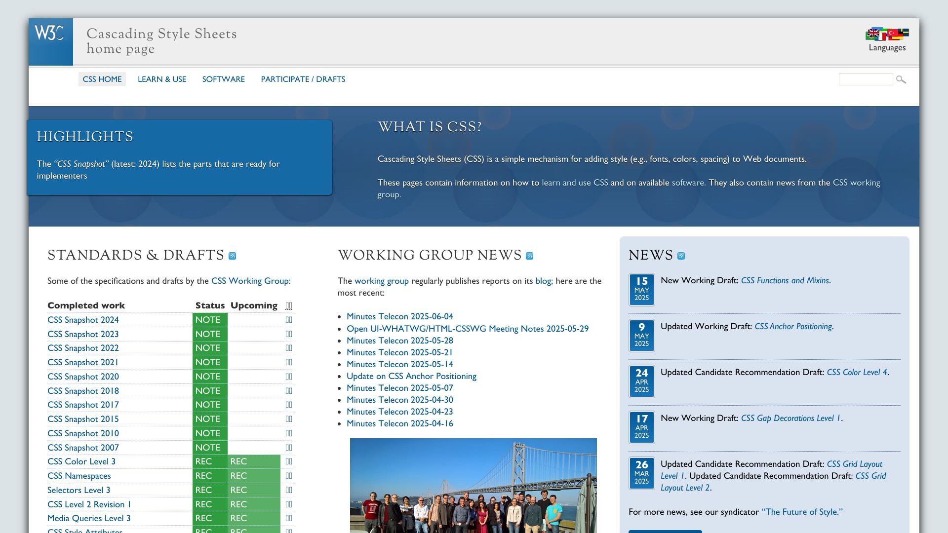 The way web browsers read styles.