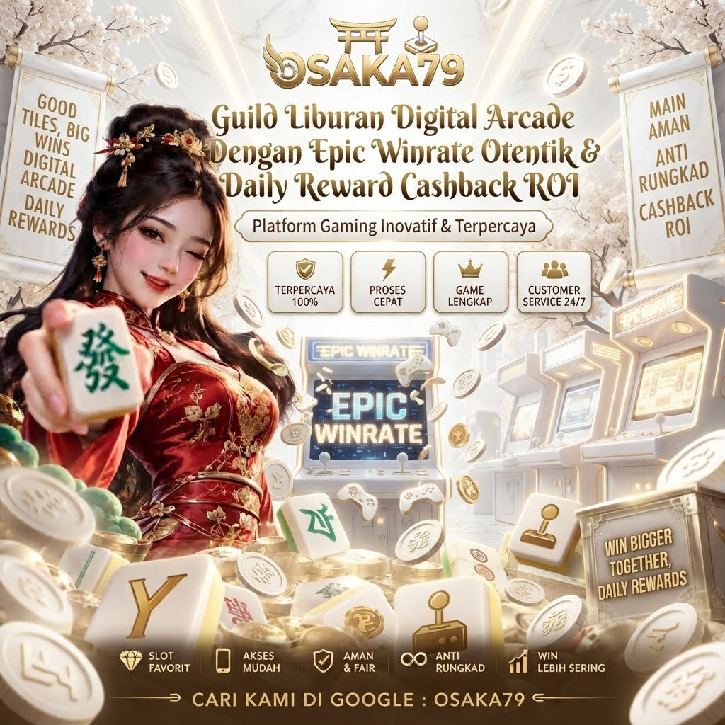 OSAKA79 - Guild Liburan Digital Arcade Dengan Epic Winrate Otentik & Daily Reward Cashback ROI