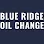 Blue Ridge Oil Change Logo
