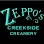 Zeppo's Creekside Creamery Logo