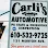 Carli's Automotive (formerly Carli’s Sunoco ) Logo