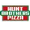 Hunt brother pizza Logo