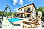 Fully Furnished Detached Villa with Private Pool & Fruit Garden in Üzümlü, Fethiye – Unobstructed Mountain Views