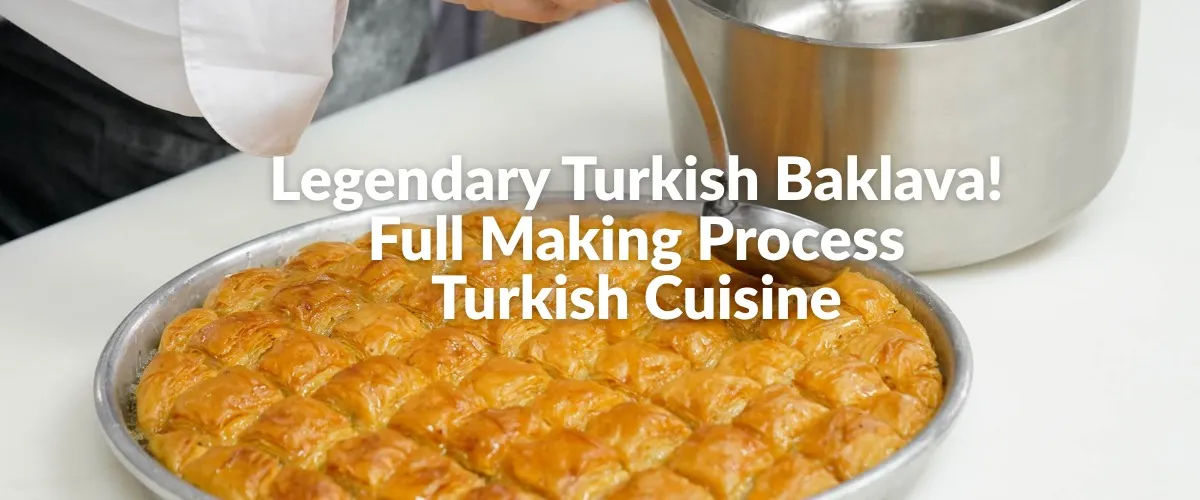 Legendary Turkish Baklava! Full Making Process – Turkish Cuisine