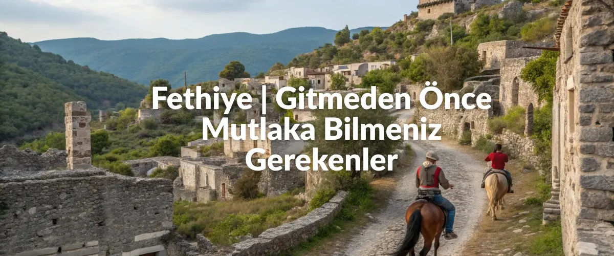 Fethiye | Gitmeden Önce Mutlaka Bilmeniz Gerekenler