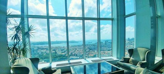 Beşiktaş&#39;ta Eşyalı Boğaz Manzaralı Güzel Daire