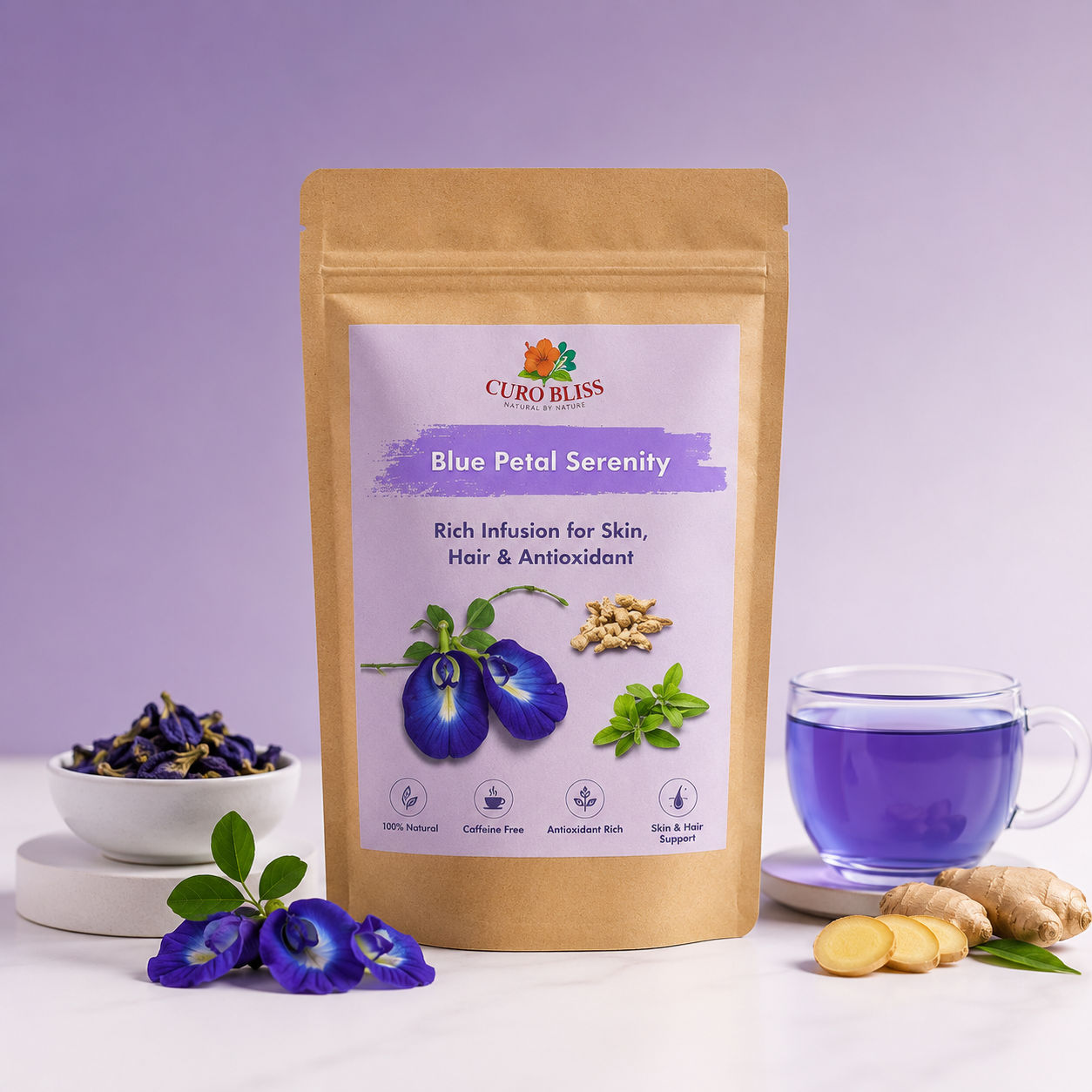 Blue Petal Serenity –Rich Infusion for Skin, Hair & Antioxidant