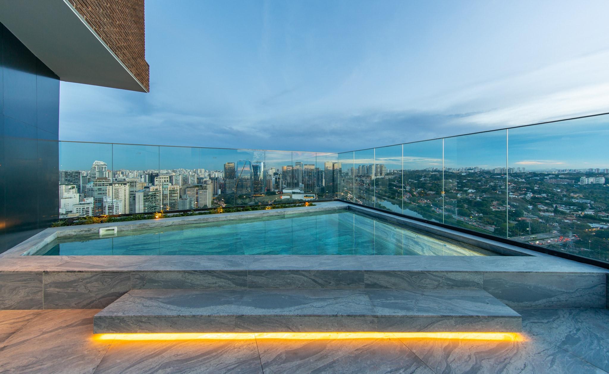 Rooftop privativo da Cobertura Arbórea