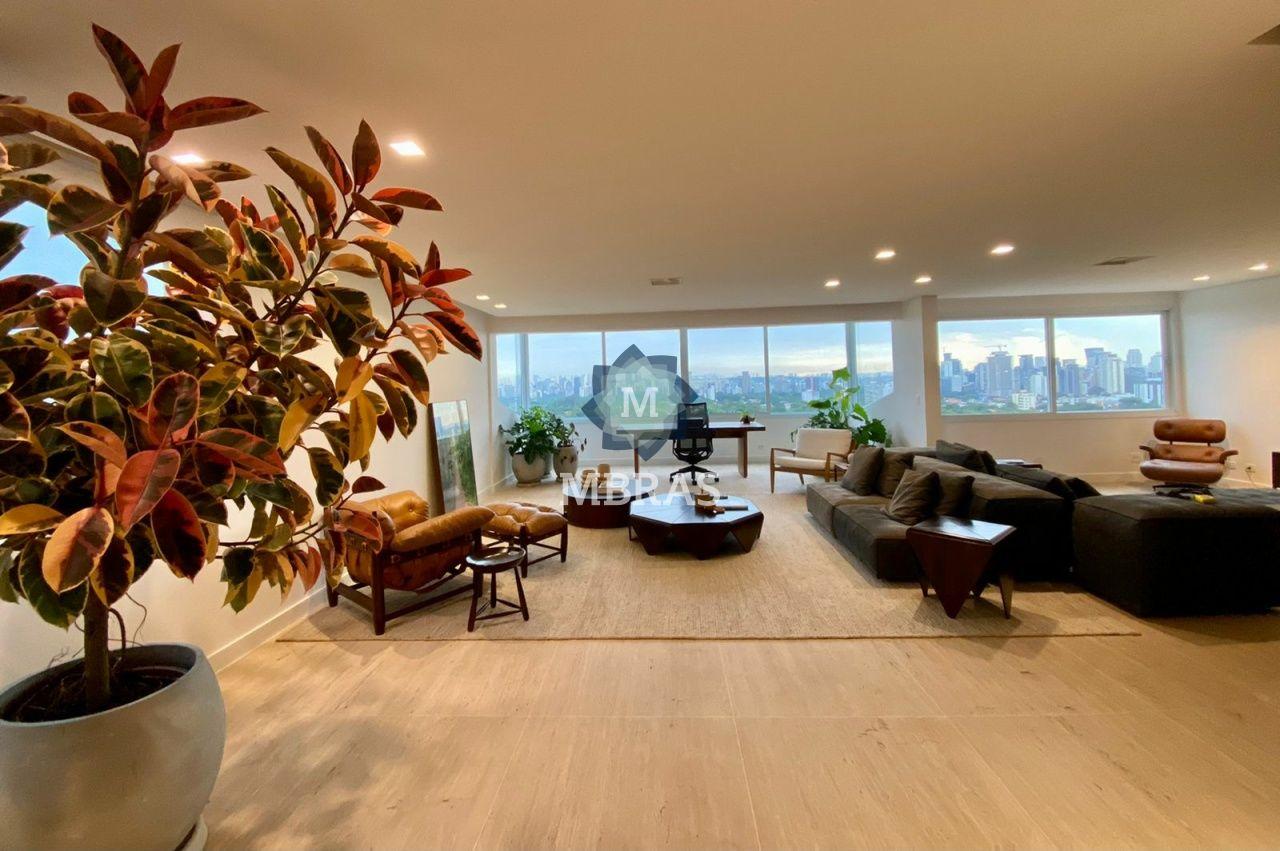 Apartamento com vista esplêndida para o Jardim Europa, em prédio ícone no Jardins em São Paulo!