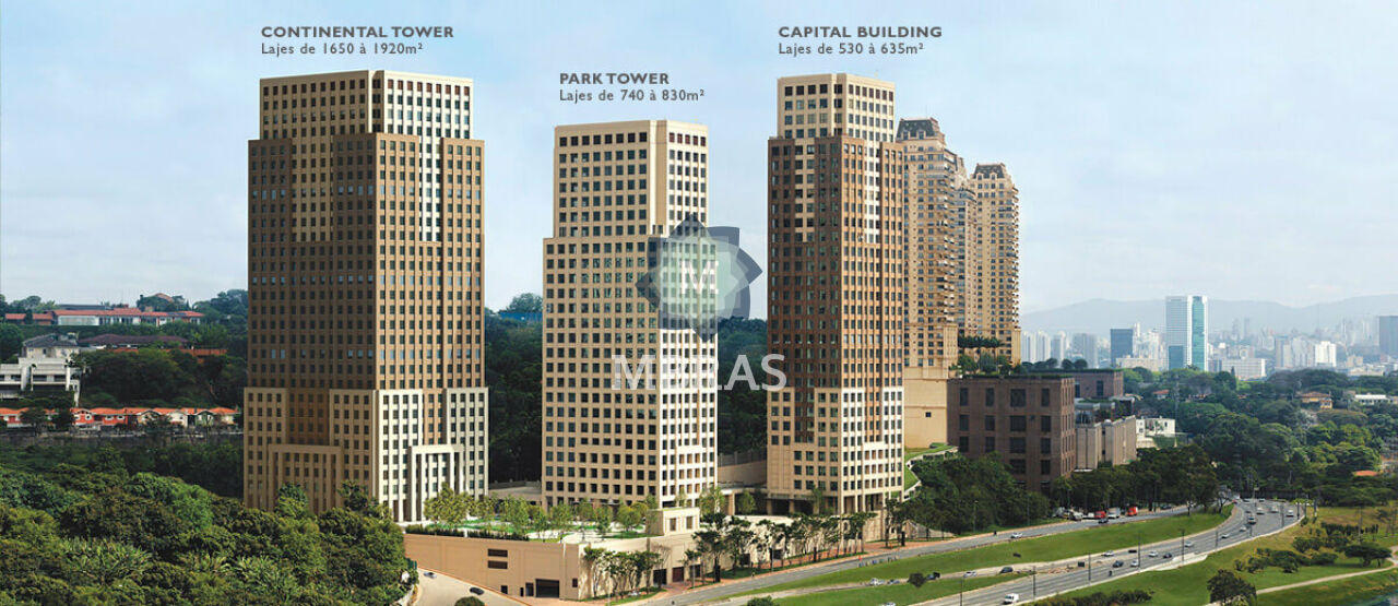 Cidade Jardim Corporate Center | Laje comercial | 462m2 | Triple A
