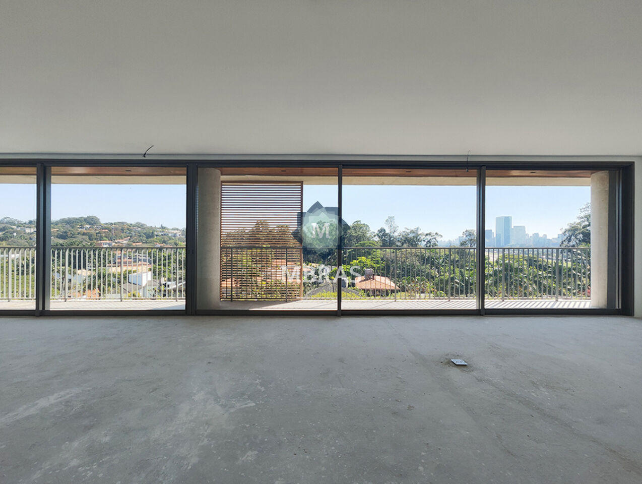 Linda Vista para o Jardim do Jockey em Prédio Novo