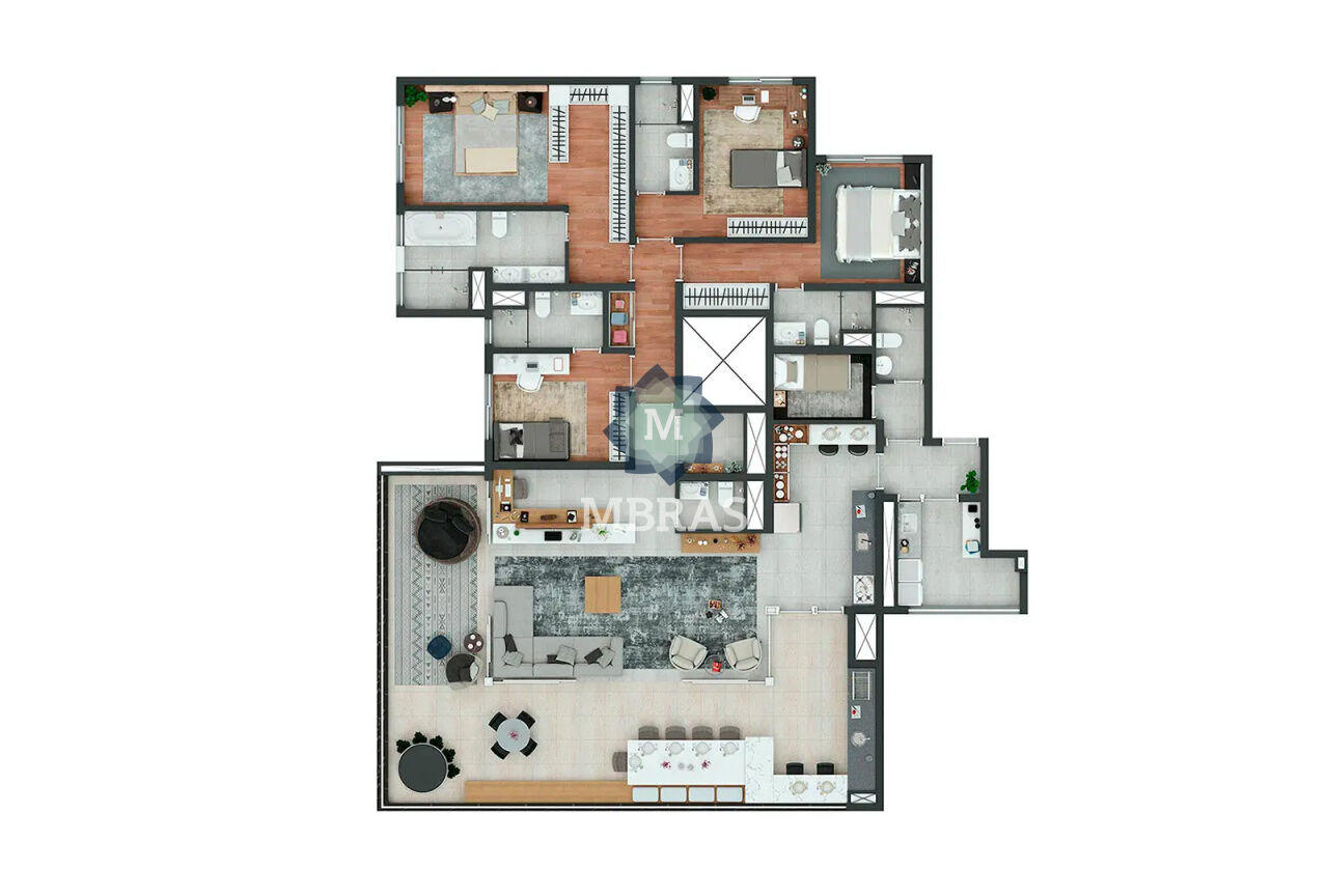 Apartamentos de 230m² no coração de Pinheiros