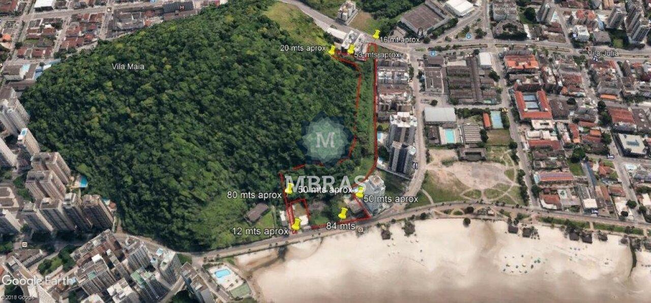 Terreno de 19 mil m² na Praia da Enseada Guarujá/SP para Incorporação Imobiliária