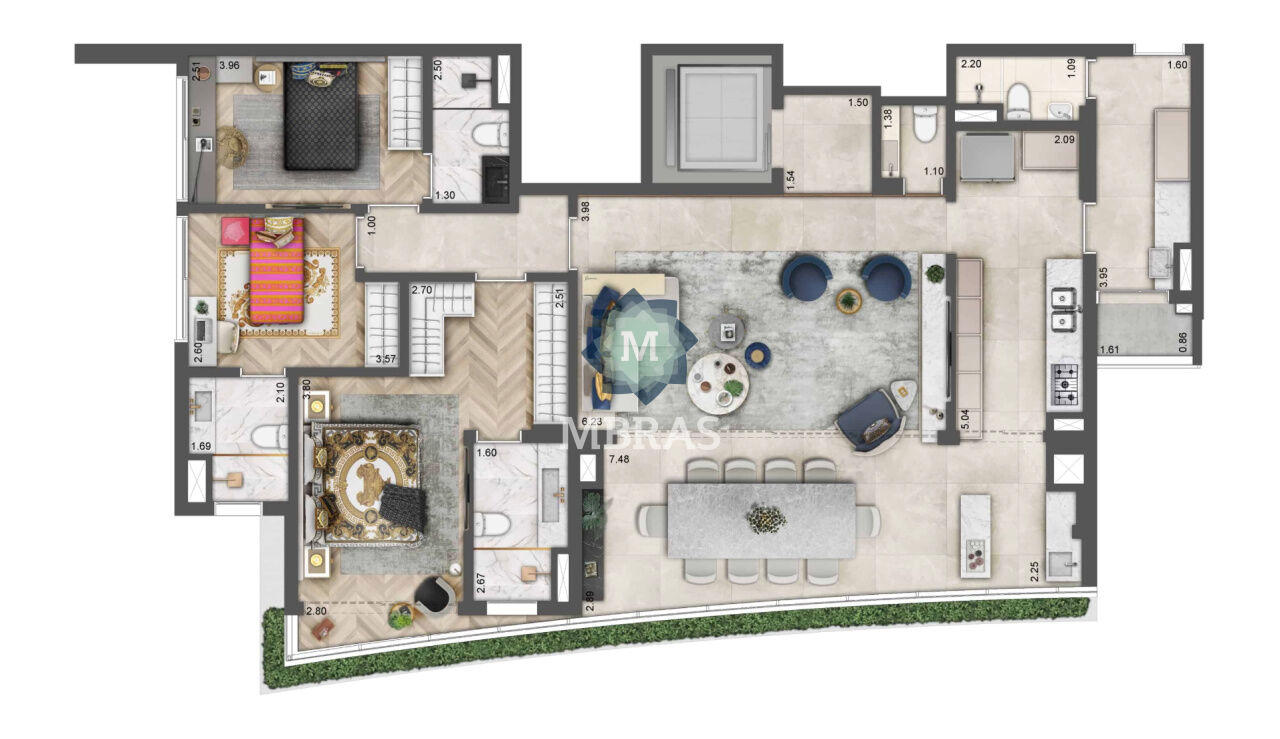 Lindo apartamento de 149 m² no Villa Ibirapuera