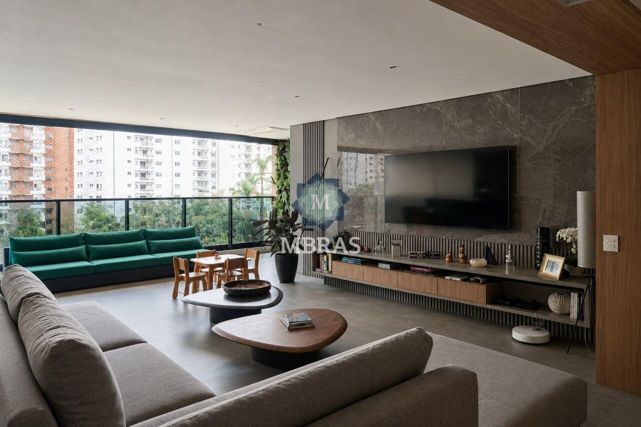 Apartamento Mobiliado com 4 Suítes e Lazer no Brooklin