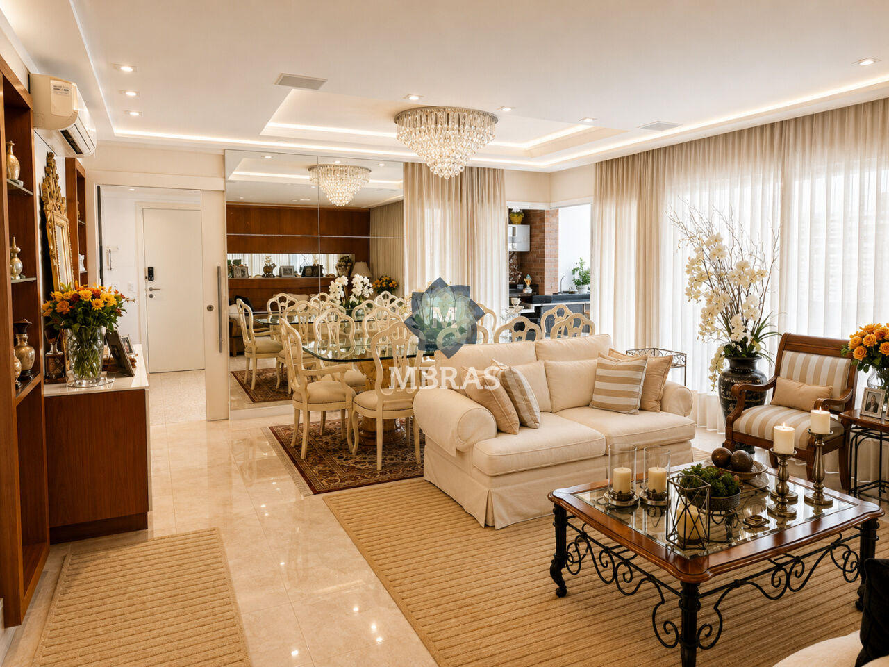 Elegância, amplitude e varanda gourmet na Vila Nova Conceição