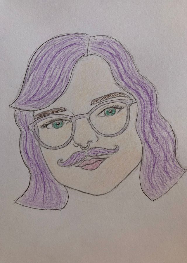 Portrait of artist Caitlin
