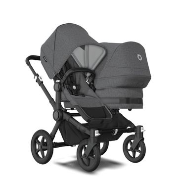 Bugaboo-Donkey-5-Duo-Black-Grey-Melange-Grey-Melange