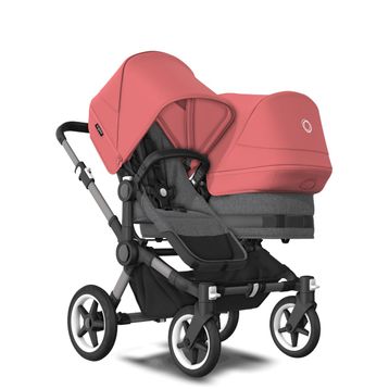 bugaboo-donkey-5-duo-graphite-grey-melange-sunrise-red