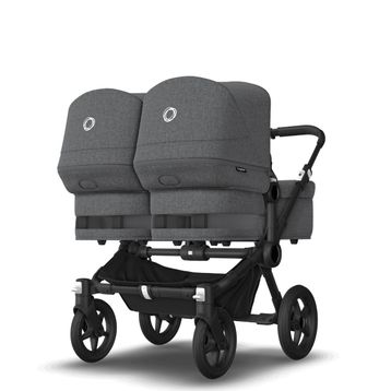 bugaboo-donkey-5-twin-black-grey-melange-grey-melange