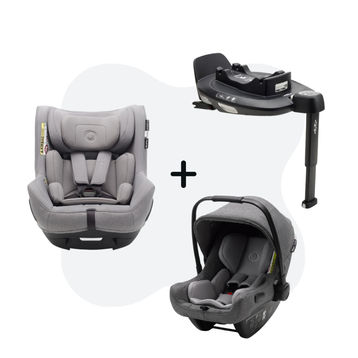 Bugaboo Turtle, Owl, 360 Isofix Base Grey