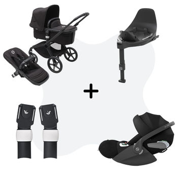 Bugaboo Fox 5 Black - Midnight Black 4-in-1 Travelsystem Cloud T