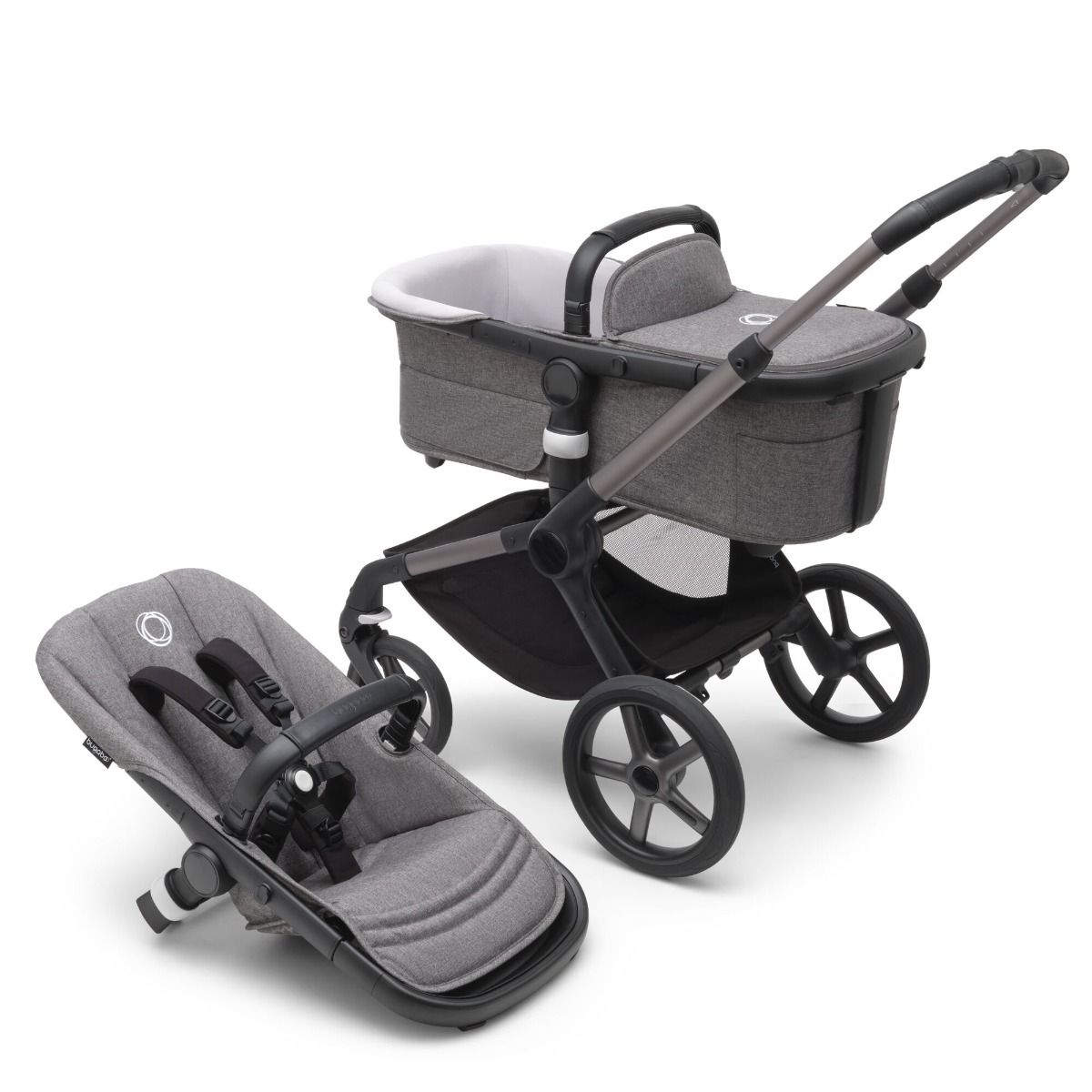 Bugaboo fox black and grey clearance