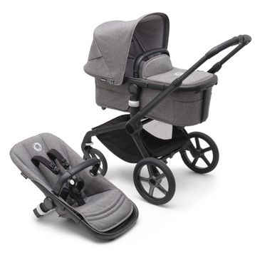 Bugaboo Fox 5 Black - Grey Melange - Grey Melange