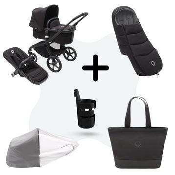 Bugaboo Fox 5 Essential Bundle Black - Midnight Black