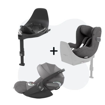 CYBEX Solution T i-Fix Child Car Seat, Mirage Grey / Dark Grey
