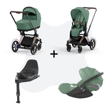 Cybex E-Priam 4 Travelsystem 4-in-1 Leaf Green