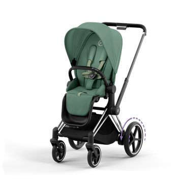 Cybex E-Priam 4 Leaf Green - Chrome Black