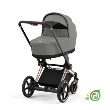 Cybex E-Priam 4 Pearl Grey - Rose Gold Complete