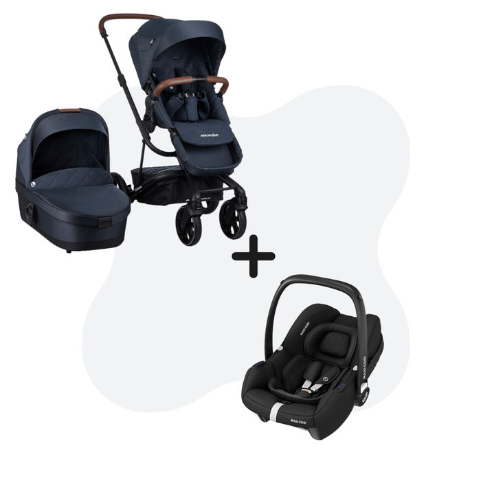 Harvey 3 Sapphire Blue Maxi-Cosi Cabriofix Essential Black