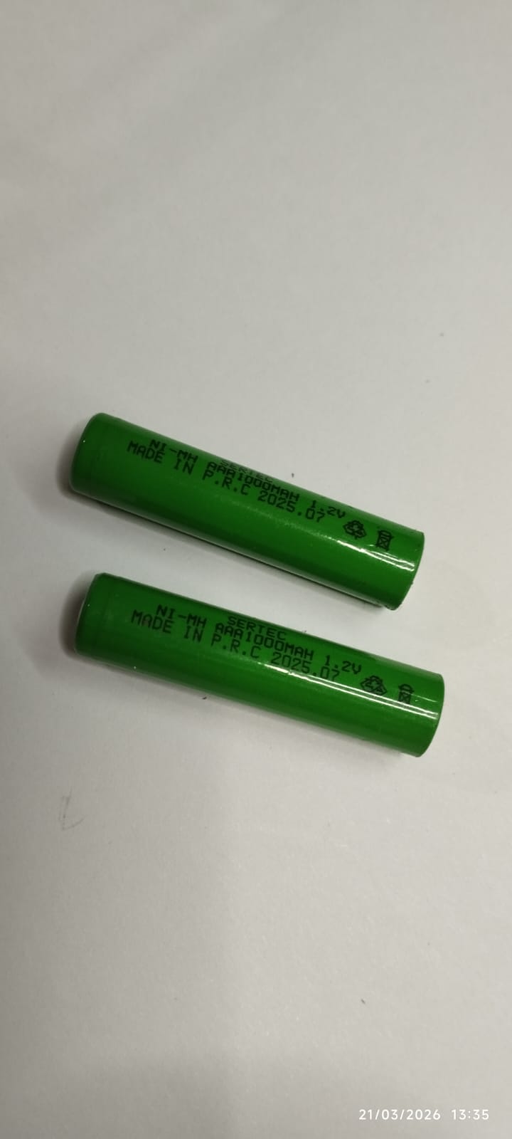 14500 AA batarya 1.2 volt