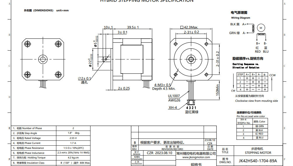 Step motor