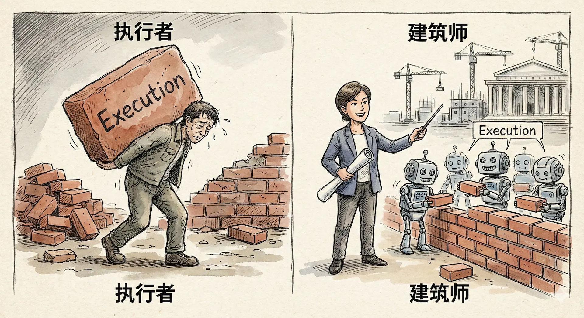 从执行者到建筑师的转变
