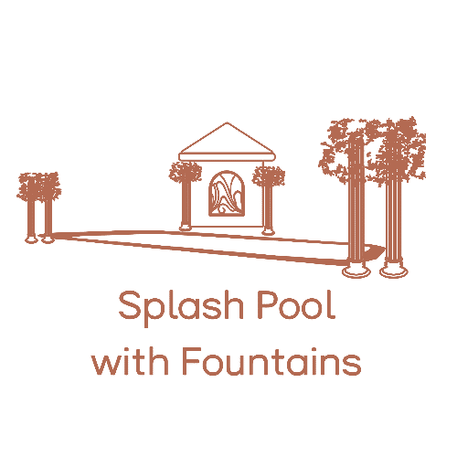 Splash Pool With Fountains