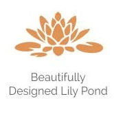 beautifully designed lily pond