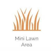 mini lawn area