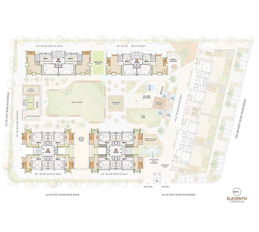 Eleventh Floor Plan