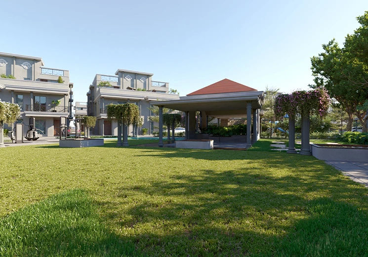 Party lawn with Gazebo