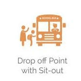 Drop off point with sit out