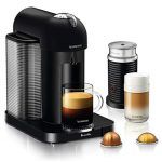 Nespresso Vertuo Coffee and Espresso Machine Bundle with Aeroccino Milk Frother by Breville