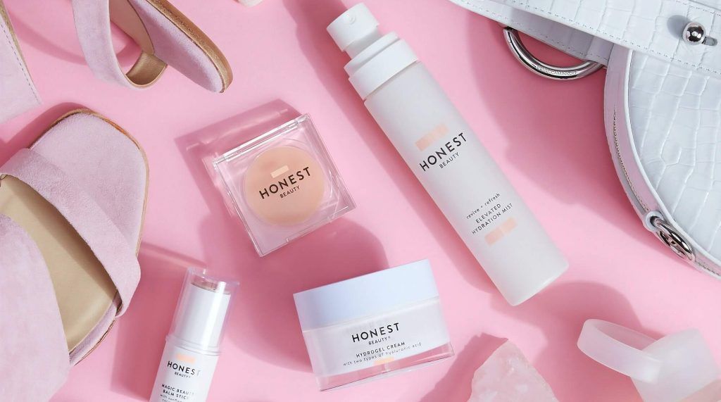 Wide selection of skincare products by Honest