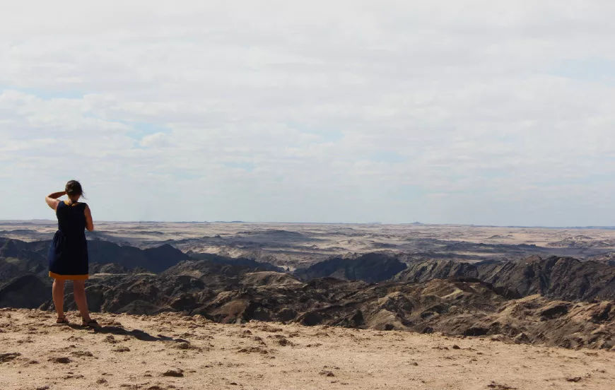 Massive rock formation in Spitzkoppe Reserve