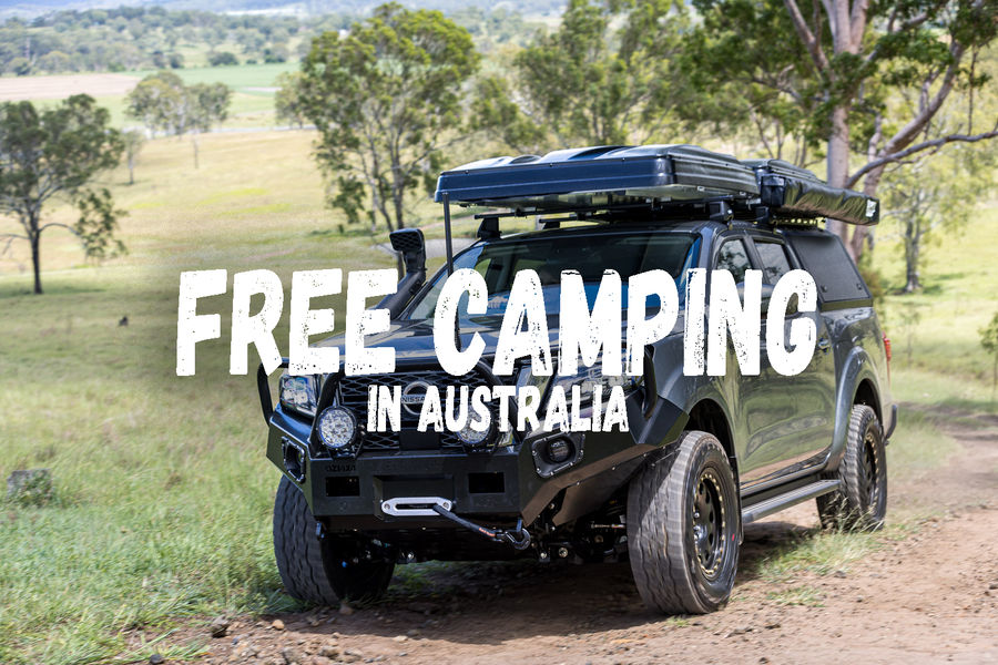 Free campervan camping in the Australian outback